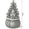 Christmas Decoration Dekoracja świąteczna KMTP Choinka dekoracyjna 60CM 25LED TIMER - Meškiukas