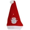 Christmas Decoration klasikinė kalėdų senelio kepurė 30x40 cm