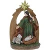 Christmas Decoration Kūčių prakartėlė su šeima 13 cm