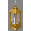 Mica Decorations Decorative LED Lantern. AEX000300. 9 cm. 4 cm. auksinis