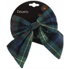 Party Deco DECORATION RIBBON CHECKERED 18X15CM