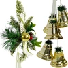 KOOPMAN Šventinė dekoracija Party Deco Dekoratyvinis vainikas varpeliai Ilg. 71CM Šampanės spalvos