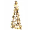 Slowmoose Medinė Kūčių eglutė su šviesos kūgiu - 68 cm su 40 LED