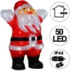 KOOPMAN Dekoracja świąteczna Świecąca dekoracja świąteczna Santa Claus