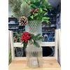 Dekoria Glass vase GEOMETRIC, 30 cm