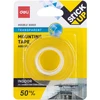 Lipni juosta DELI dvipusė 25,4 mm x 1,5 m skaidri
