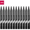 Permanentinis žymeklis DELI U100 apvalus 1,8 mm juodas