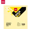 Deli Notes Samoprzylepny Deli A00353 76MM*76MM 100 kartek Geltonas