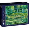 Dėlionė Blue Mauritius Gold Bluebird Puzzle Mėlynojo paukščio galvosūkis 1000 tvenkinys su vandens lelijomis Claude Monet
