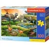 Castorland Dėlionė 100 vnt. - Dinozaurų pasaulis