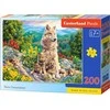 Castorland Dėlionė 200 vnt. - Vilkė su vilkiukais