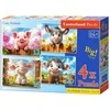Castorland Dėlionė 55 vnt. - Mieli gyvūnai