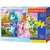 Castorland Dėlionė 70 vnt. - Mielų vienaragių asmenukė