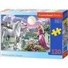 Castorland Dėlionė 120 vnt. - Princesė ir jos vienaragiai