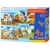 Castorland Dėlionė 55 vnt. - Mylintys gyvūnai