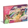 Dėlionė Clementoni Žaislai CLE DISNEY interakt.puzzle dywan Princesės 16685