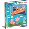 Clementoni Dėlionė 2x20 vnt. - Peppa Pig