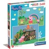 Clementoni Dėlionė 2x60 vnt. - Frame Me Up – Peppa pig