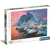 Clementoni Dėlionė 500 vnt. - Hamnøy kaimelis, Norvegija