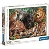 Clementoni Dėlionė 500 vnt. - Laukinės katės