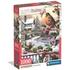 Clementoni CLE dėlionė 1000 Kalėdų kolekcija Robin_HollyBushes 37129