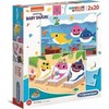 Dėlionė Clementoni Puzzle 2x20 dalys Super spalva Baby Shark