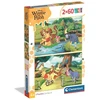 Clementoni CLE dėlionė 2x60 Mikė Pūkuotukas 100 24838