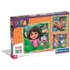 Clementoni ŽAISL DĖLIONĖ 3X48 SMALSUTĖ DORA 25078
