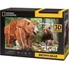 CUBIC FUN CUBICFUN NG 3D dėlionė „Rudasis lokys“