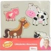 SMILY PLAY SPW83798 medinių naminių gyvūnėlių dėlionės