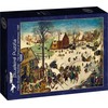 Dėlionė Blue Mauritius Gold GRAF_IKA Puzzle 1000 Spis ludno¶ci w Betlejem Brueghel 1566