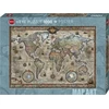 Dėlionė Heye Puzzle 1 000 vienetų Retro pasaulis