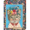 Dėlionė Heye Puzzle 1000 Floral Friends, Kotek su kwiatami