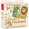 Dėlionė Kangur Gry Gra Połšcz połówki Dzikie zwierzęta 3+ 41992