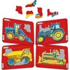 Dėlionė Larsen Cool Larsen Puzzle Heavy Vehicles Mini