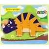 Lean Toys Medinė dėlionė Dinozauras LeanToys, 6 det.