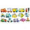 Lean Toys Magnetinė dėlionė 30 vnt.