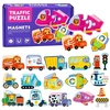 Lean Toys Magnetinė dėlionė 30 vnt.