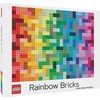 Dėlionė LEGO Rainbow Bricks 1000 dalys