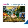 Dėlionė Ravensburger Multigra Puzzle 1000 Na kempingu