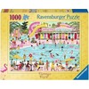 Ravensburger dėlionė „Linksma diena flamingų baseine“, 1000 det.