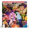 Ravensburger Dėlionė 750 vnt. - Spalvingi paukščiai ir gėlės