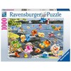 Ravensburger dėlionė 1000 vnt. - Gelini piknikas prie ežero