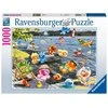 Ravensburger dėlionė 1000 vnt. - Gelini piknikas prie ežero