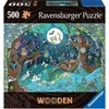 Ravensburger Medinė dėlionė 500 vnt. - Magiškas miškas