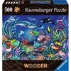 Ravensburger Medinė dėlionė 500 vnt. - Spalvingas jūros pasaulis