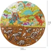 Dėlionė Teka apvalus galvosūkis 150 dinozaurų