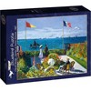 Teka Dėlionė 1000 Sodas su vaizdu į jūrą Claude'as Monet