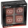Ultra-Pro Ultra Pro: Magic The Gathering - Raudonas ManA - 22 mm Deluxe Lojalumo kauliukai rinkinys