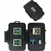 „Delkin“ orui atsparus dėklas, skirtas „CFexpress Type B“ (dėklas, skirtas 3 „CFexpress Type B“ / 2 „SD“ ir 2 „Micro SD“ kortelėms)